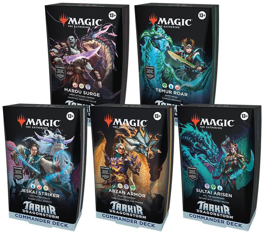 Magic: The Gathering - Tarkir: Dragonstorm Commander Deck (Set of 5)