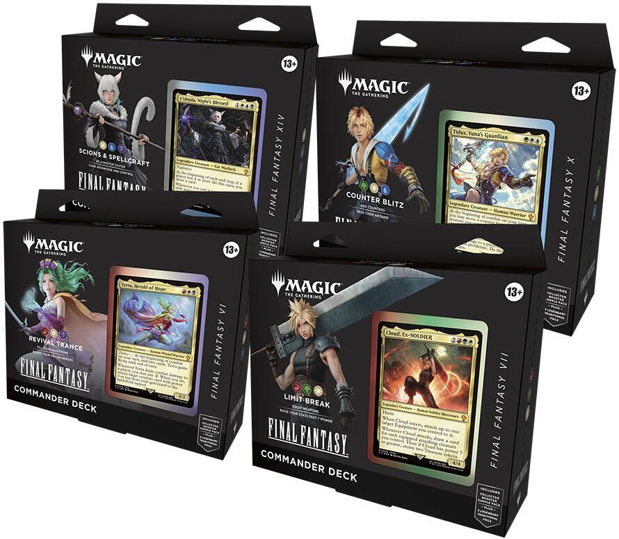 Magic: The Gathering - Final Fantasy Commander Deck Display