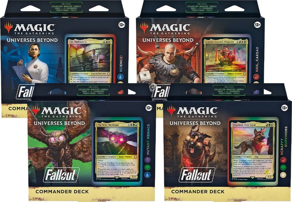 Magic: The Gathering - Fallout Commander Deck (Set of 4)