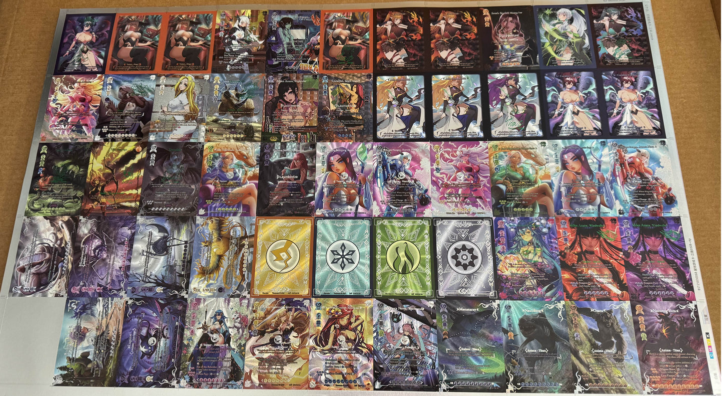 Tetraverse: Uncut Sheet - The Zard Xchange