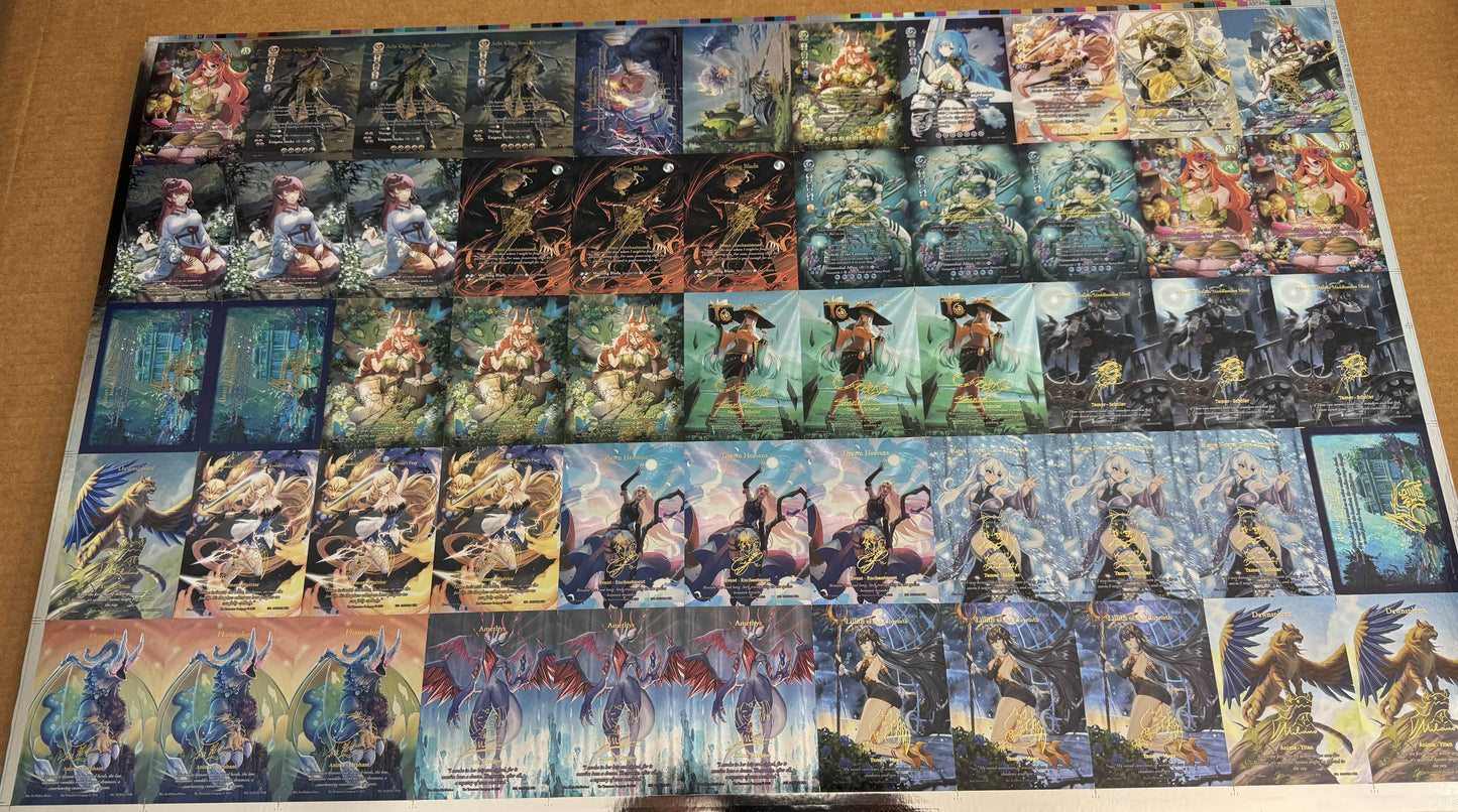 Tetraverse: Uncut Sheet - The Zard Xchange