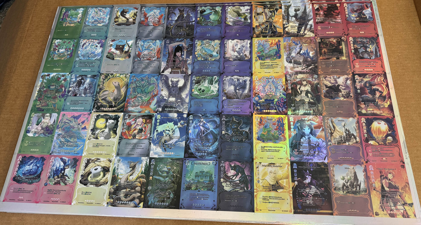 Tetraverse: Uncut Sheet - The Zard Xchange