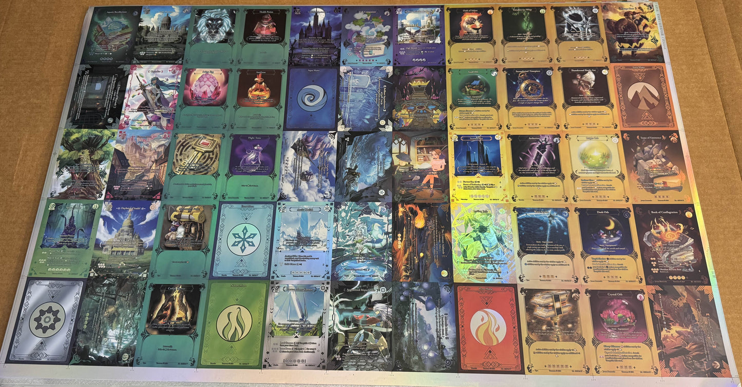 Tetraverse: Uncut Sheet - The Zard Xchange
