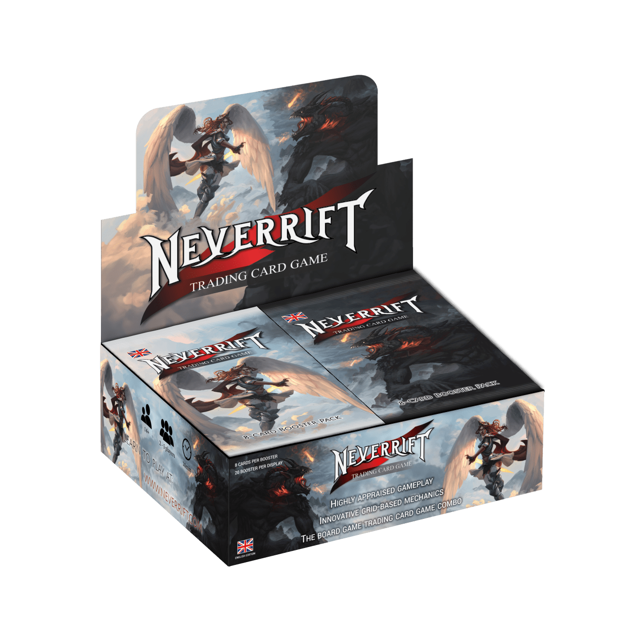 Neverrift TCG: Kickstarter Booster Display