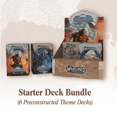 Warlord: Saga of the Storm Starter Decks Display (Pre-Order)