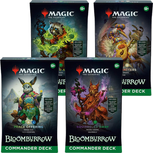 Magic: The Gathering - Bloomburrow Commander Deck (Set of 4) - The Zard Xchange