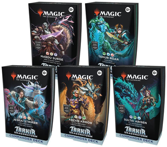 Magic: The Gathering - Tarkir: Dragonstorm Commander Deck (Set of 5) - The Zard Xchange