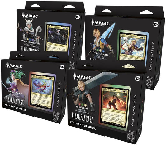 Magic: The Gathering - Final Fantasy Commander Deck (Set of 4) - The Zard Xchange